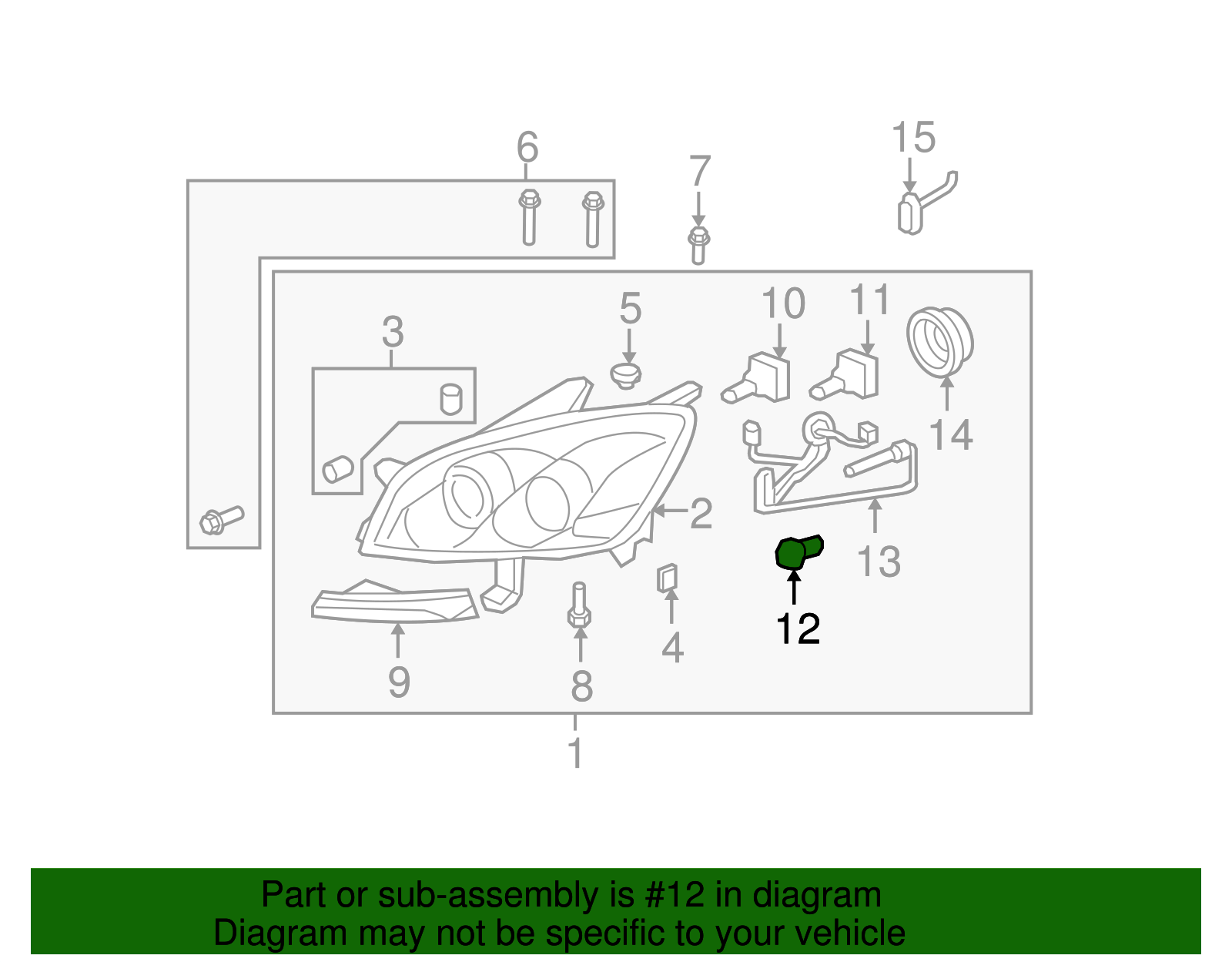Multi-Purpose Light Bulb - GM (10351681)