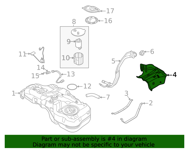 31220J9000 Fuel Tank Shield 20212022 Kia Seltos Kia.Parts Store
