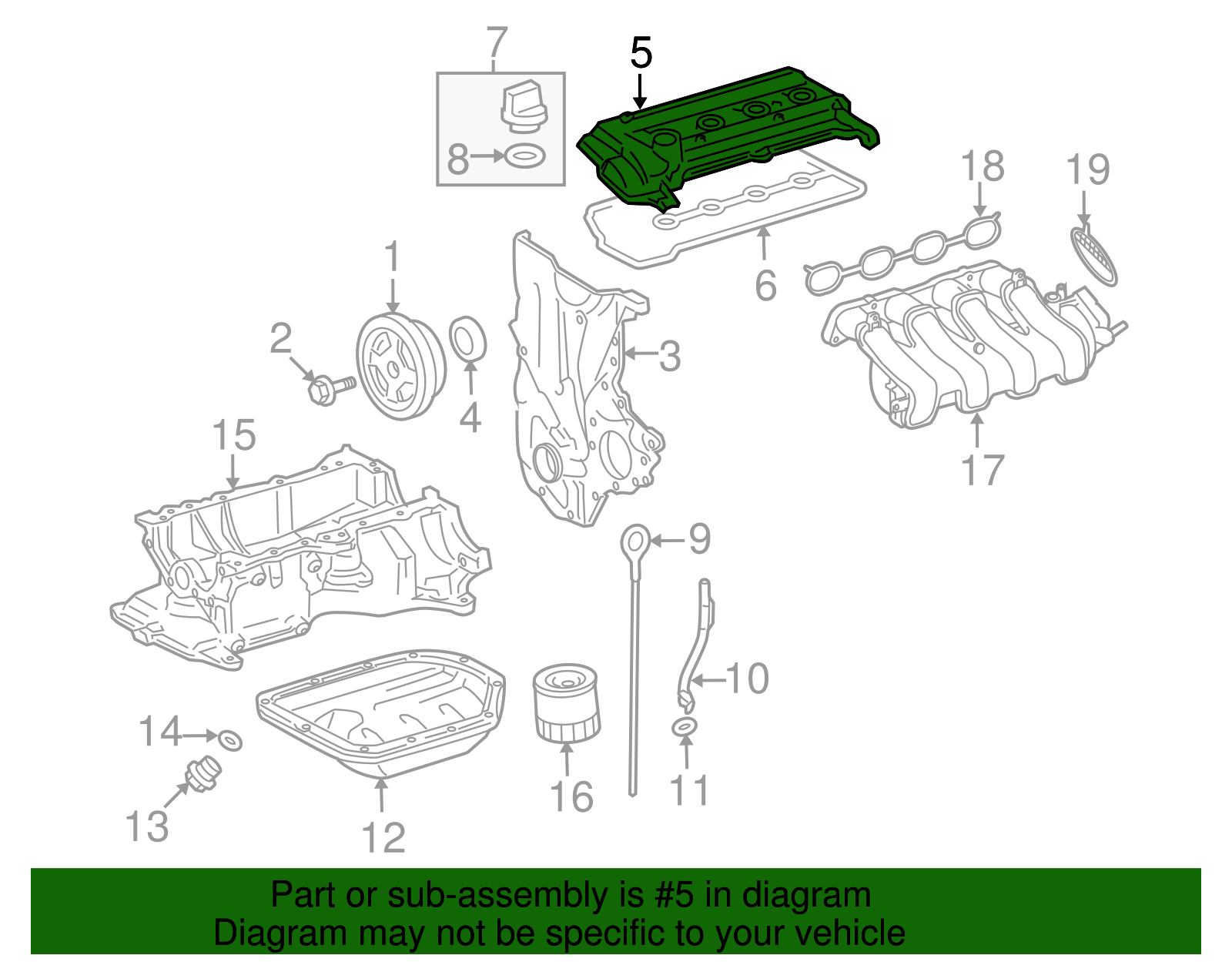 Valve Cover - Scion (11201-21051)