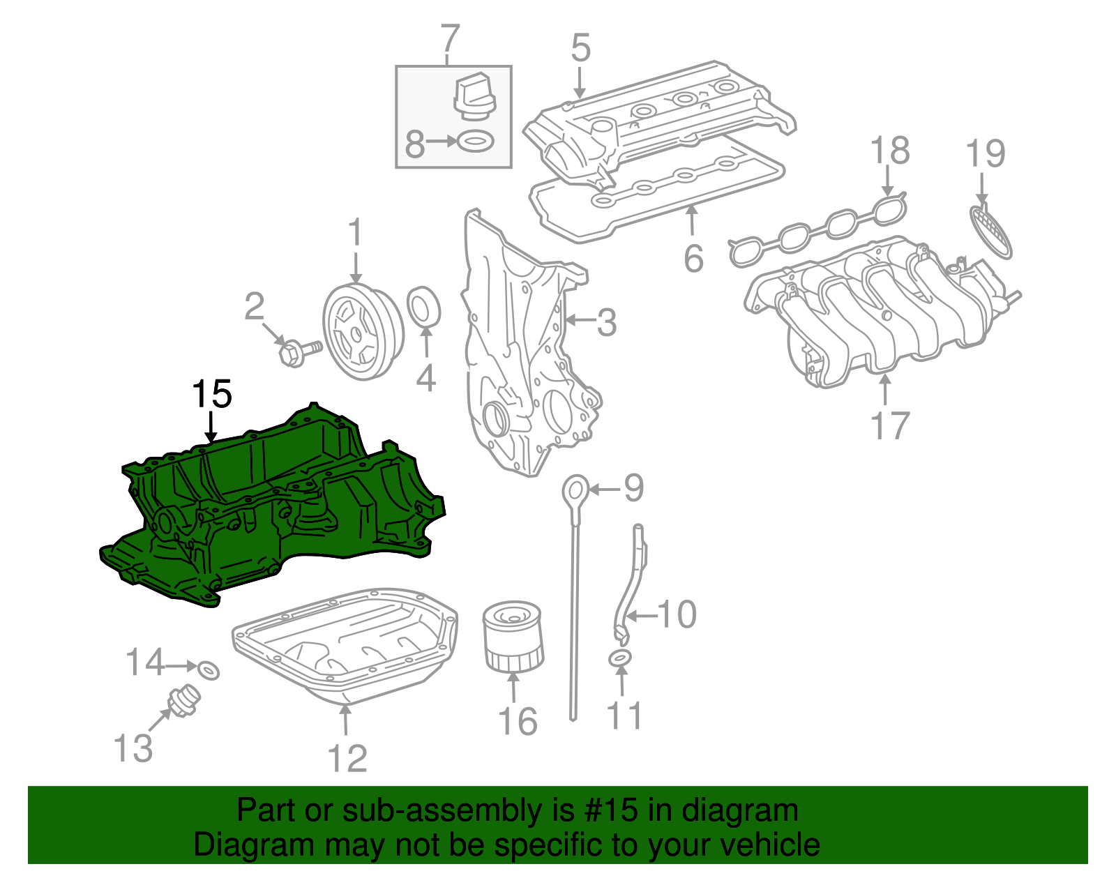 Oil Pan - Scion (12111-21033)