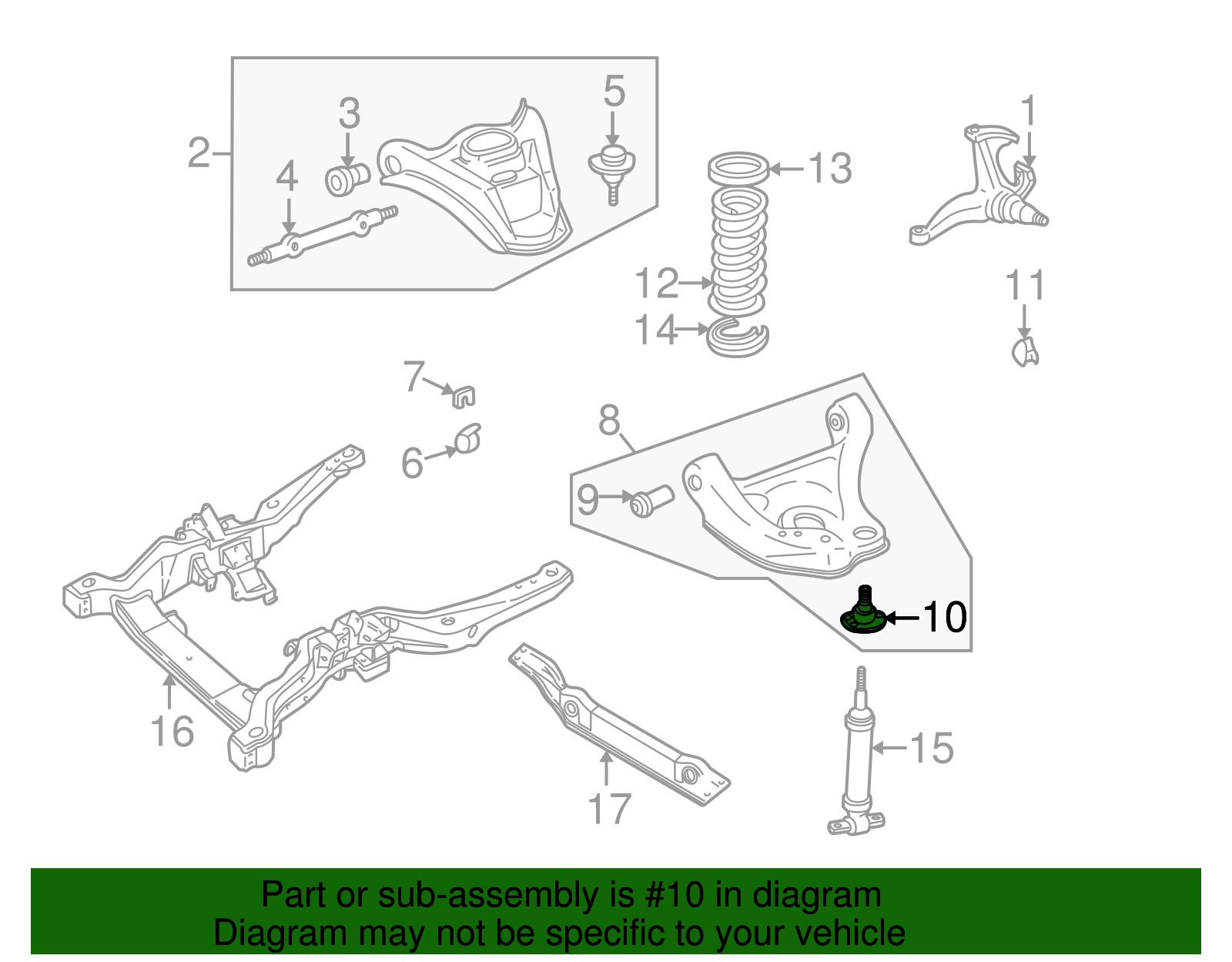 Lower Ball Joint - GM (88965475)