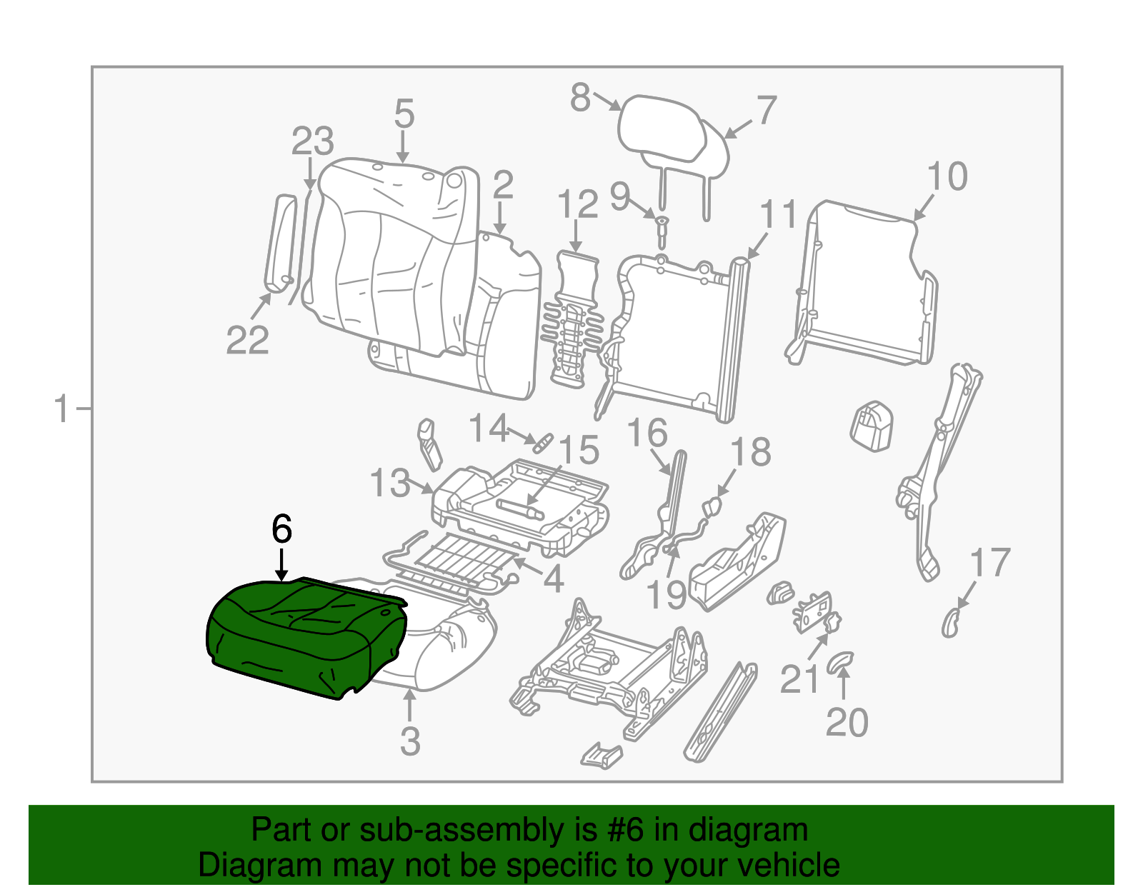 Seat Cover - GM (88935573)