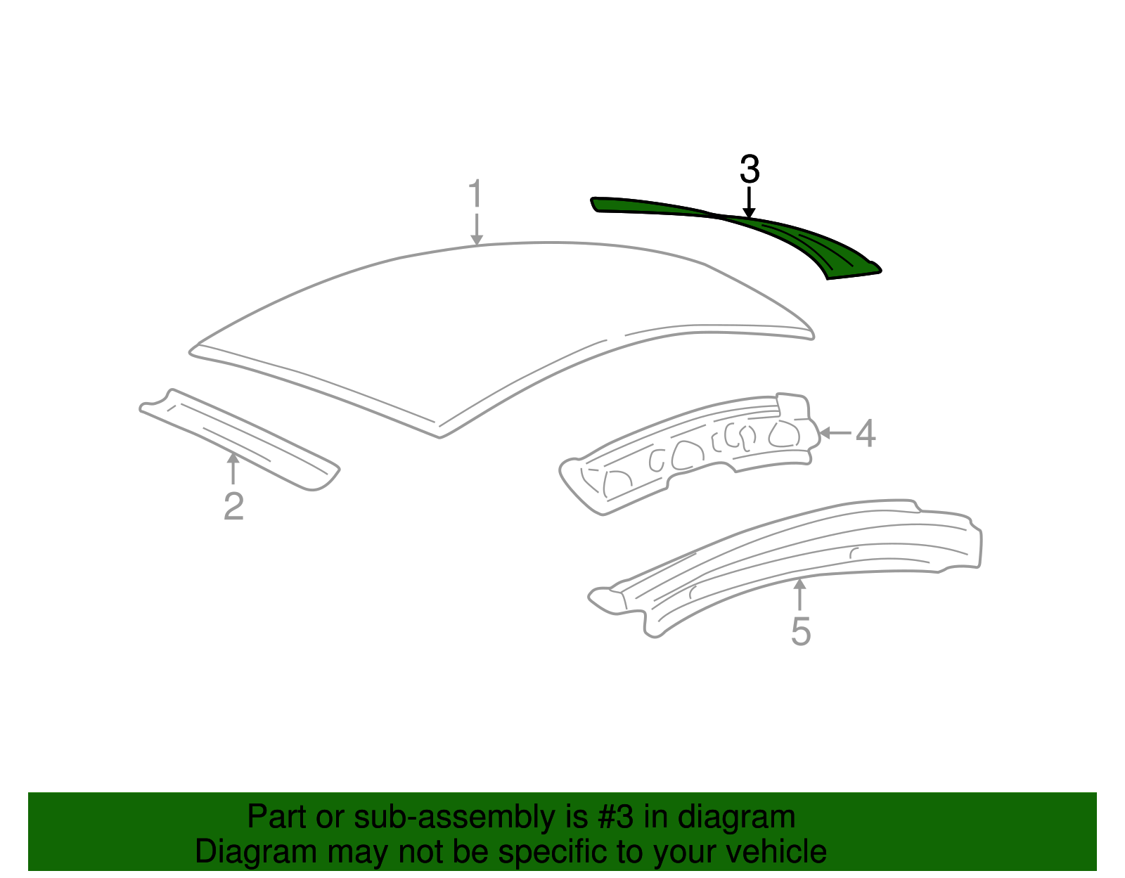 Rear Header - Ford (YF4Z-5442220-AA)
