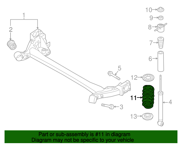 20202023 Hyundai Coil Spring 55330G7900 QuirkParts