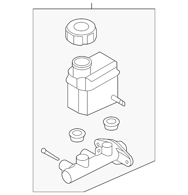 585101U801 Master Cylinder 20102012 Hyundai Santa Fe Conicelli