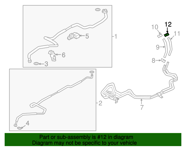 20162023 Mazda PCV Valve Hose Clamp S55015538