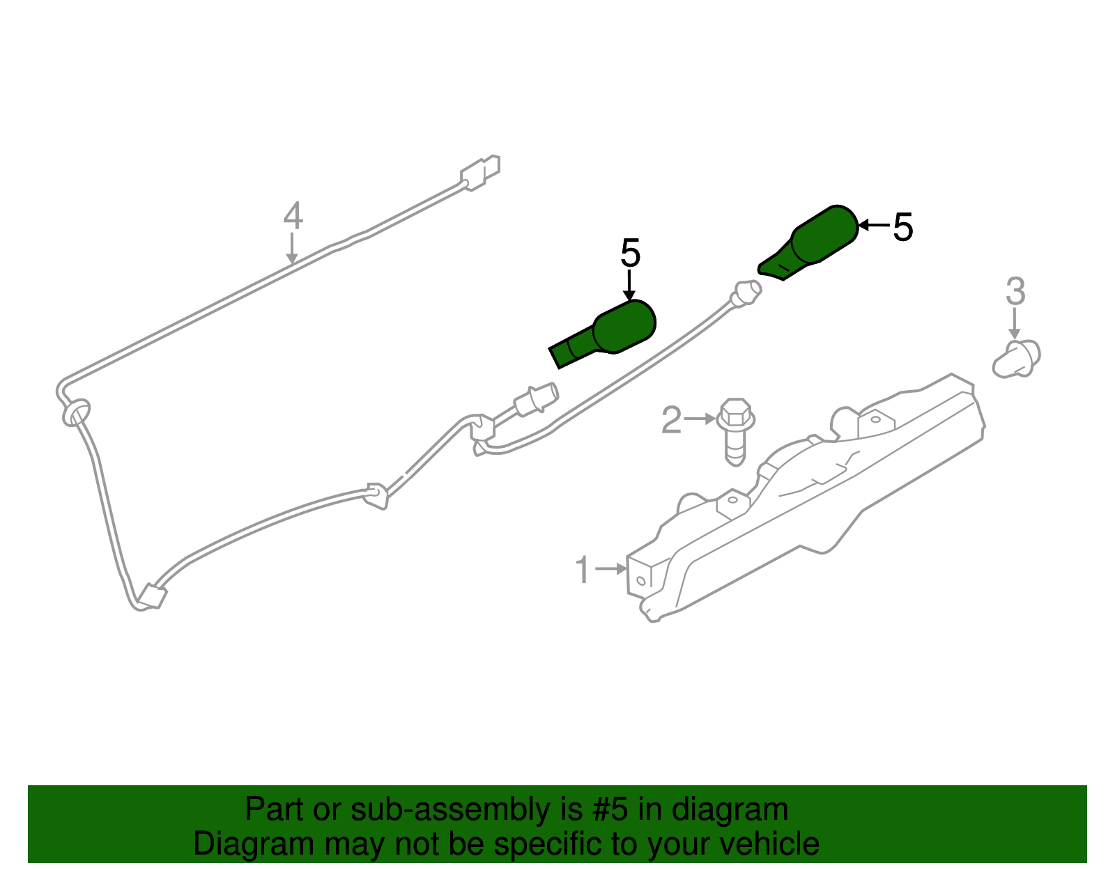 Backup Lamp Bulb - Scion (SU003-02130)