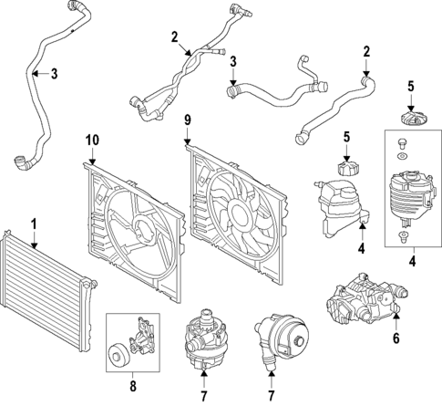 Cooling System for 2019 BMW 330i | BMWPartsDirect.com