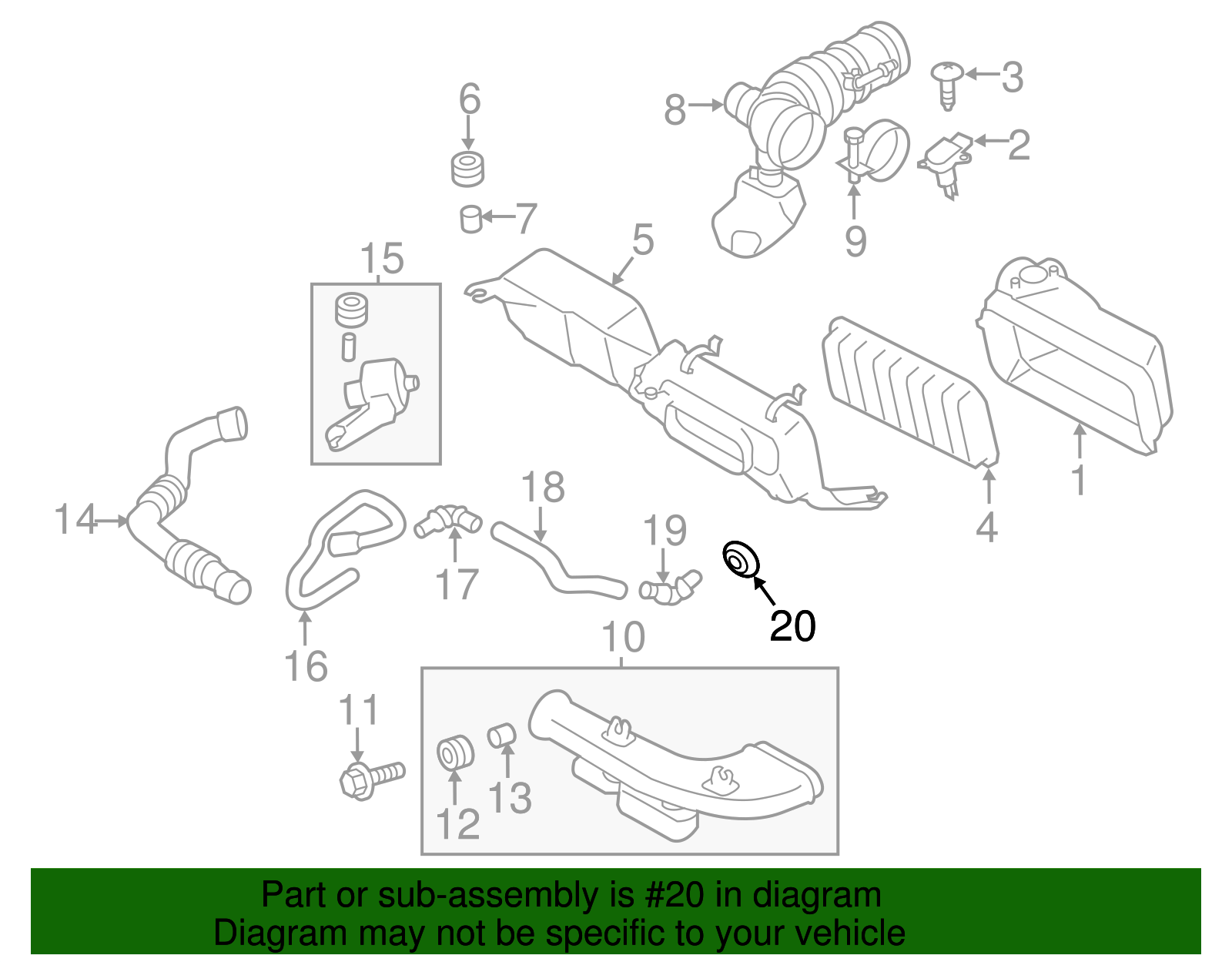 Tubing Grommet - Scion (SU003-04103)