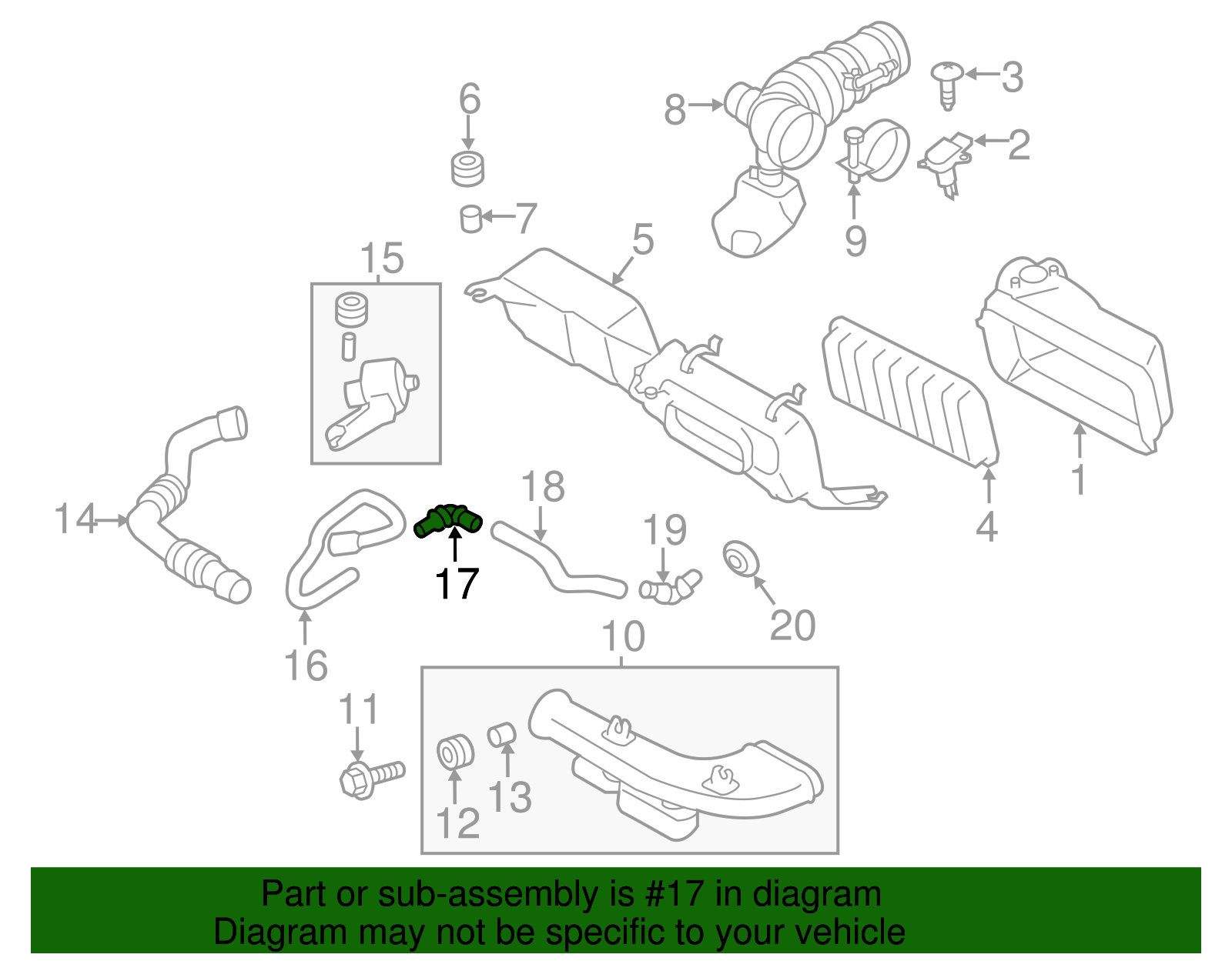 Hose Elbow - Toyota (SU003-01203)