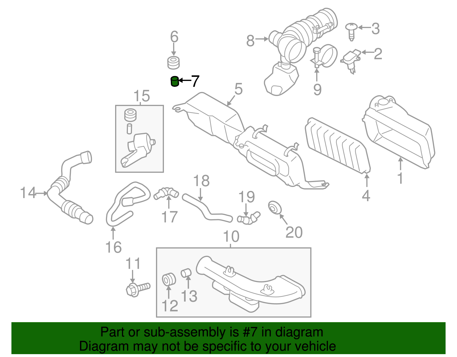 Air Cleaner Body Spacer - Scion (SU003-01222)