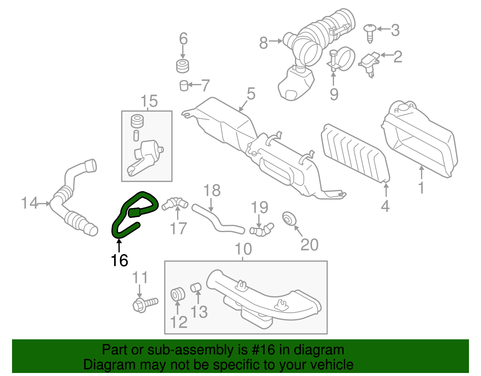 Hose - Scion (SU003-01209)