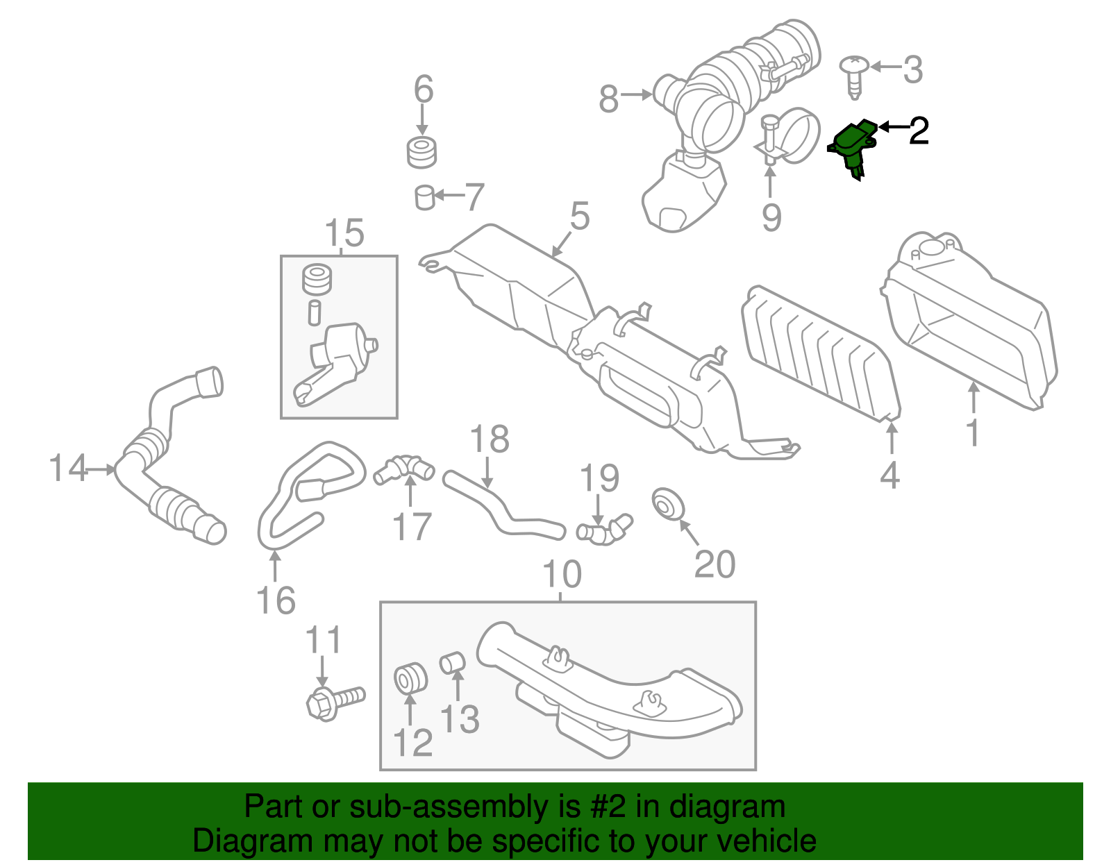 Mass Air Flow Sensor - Scion (SU003-00427)