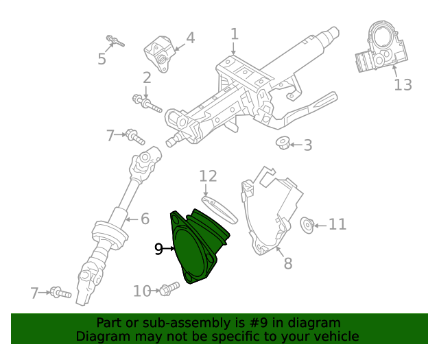 20212023 Toyota Sienna Steering Coupling Boot 4502508060 Toyota