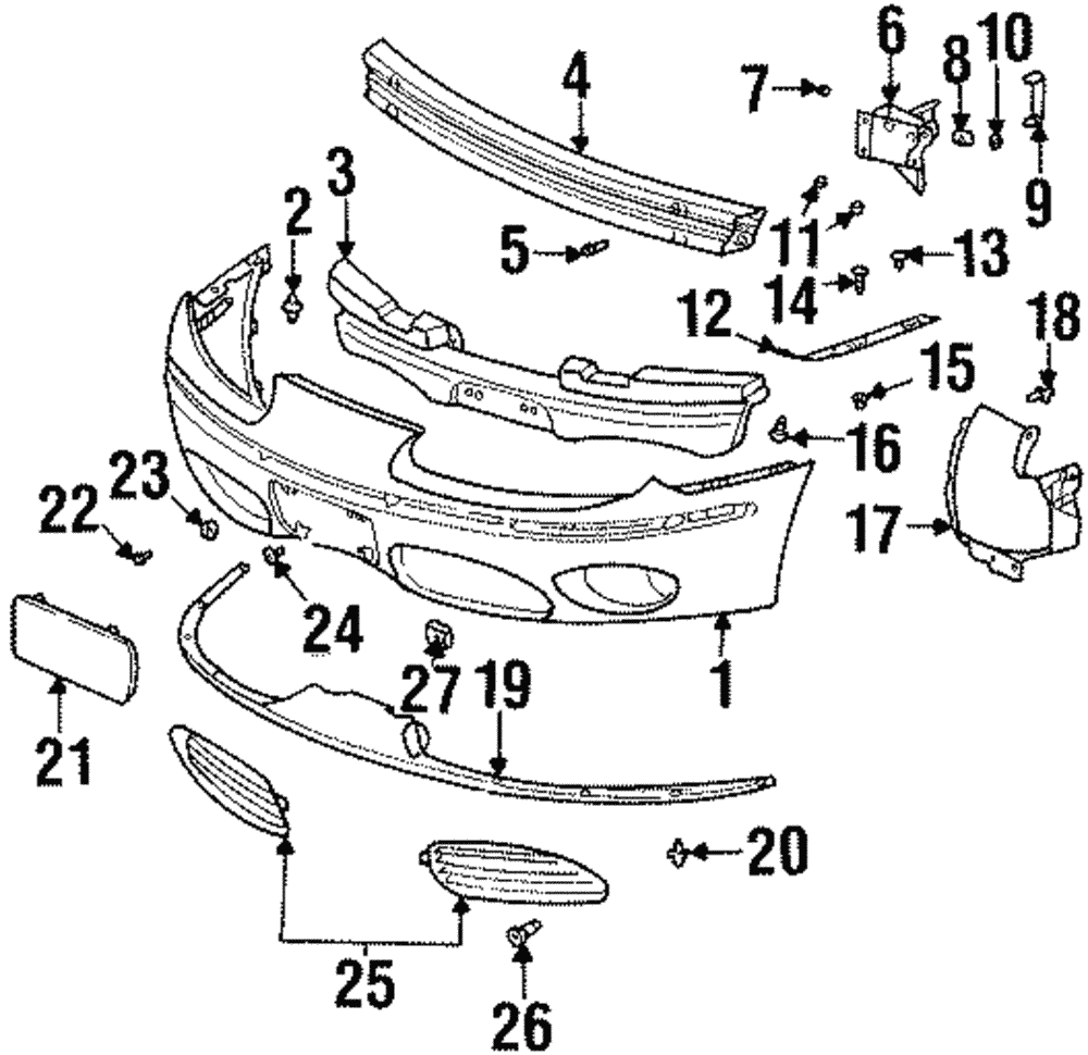 F Fascia - GM (12483079)