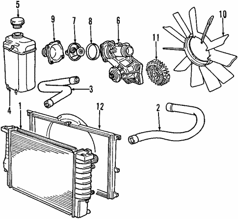 Cooling System for 2001 BMW M5 #0