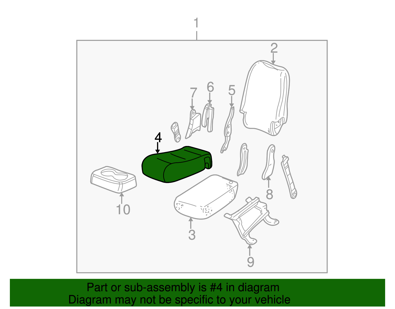 Seat Cover - GM (89043683)