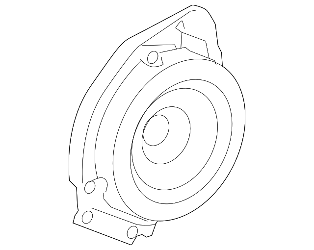 Speaker Assembly-Rdo Rear S/D - GM (93357473)