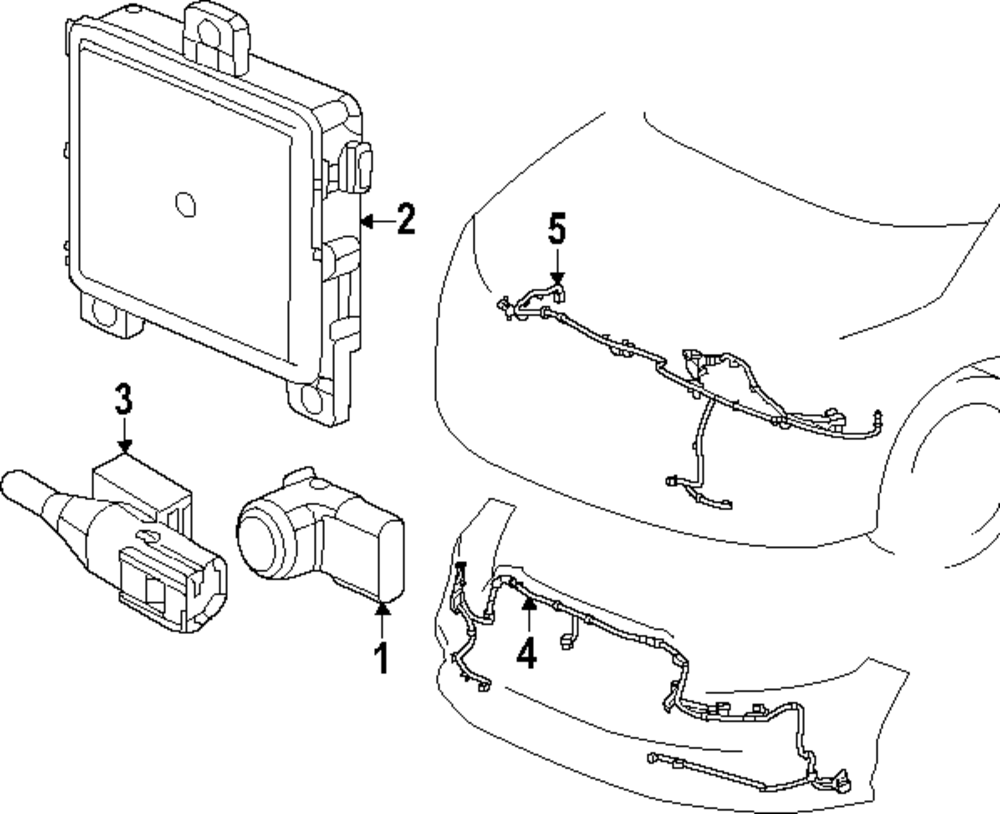 39680-T6A-J01ZX - Park Sensor 2023-2025 Honda Accord | Honda