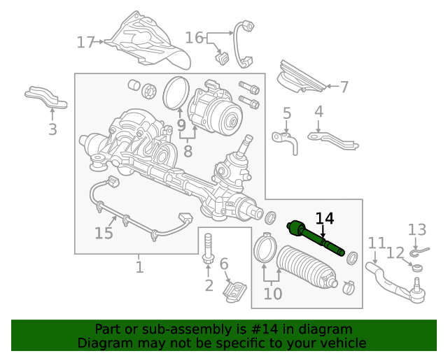 Rainbow Colored Pens Honda TRX400EX Tie Rod 53521-HN1-000 - OEM