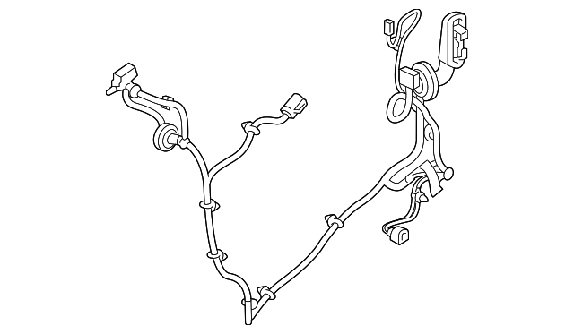 Rear Passenger Side Door Wiring Harness - GM (84388777)