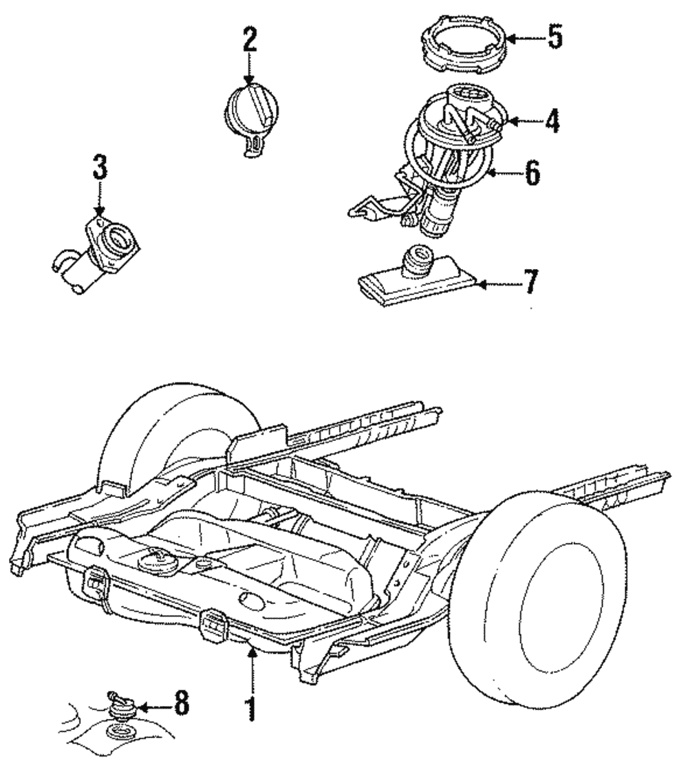 Fuel Pump Strainer - Ford (E8DZ-9A011-A)
