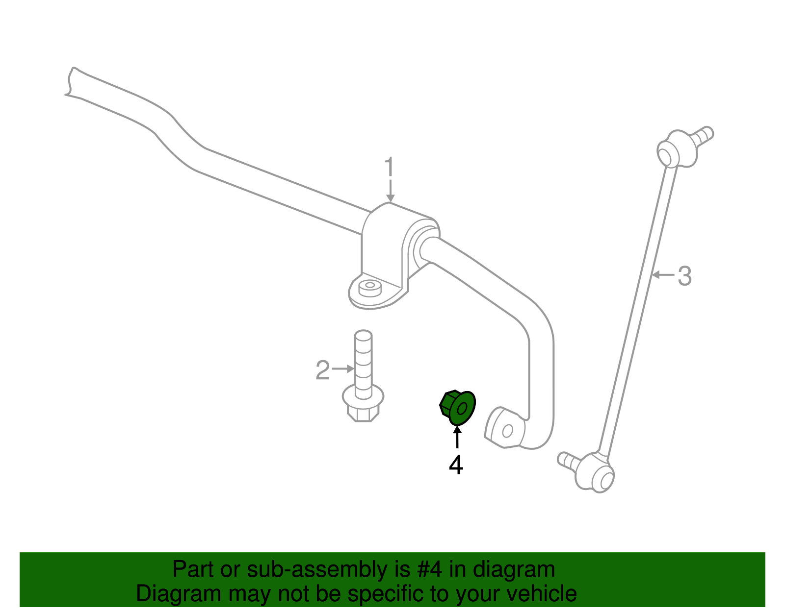 Stabilizer Link Nut - Volkswagen (N-015-081-8)