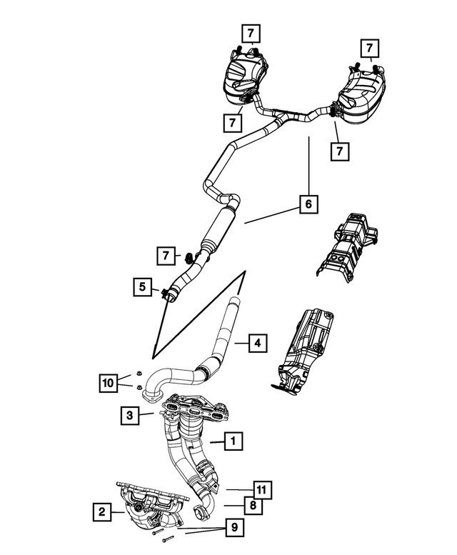 2009 dodge journey muffler