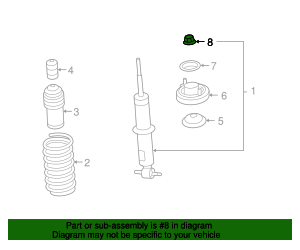 2000-2024 GM Multi-Purpose Nut 11516781 GM | GMPartsDirect.com