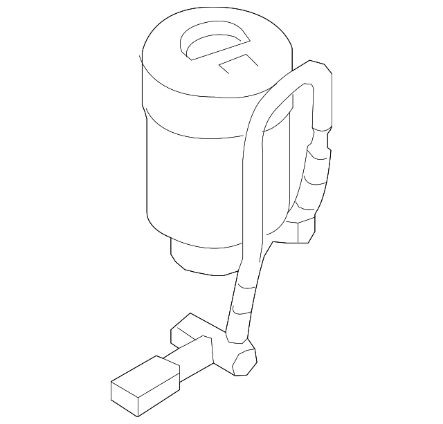 31112A70A0 Fuel Filter 20112017 Hyundai World OEM Parts Hyundai