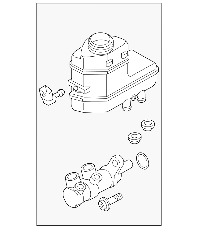 5QE611015AQ Master Cylinder 20162018 Audi A3 Sportback etron