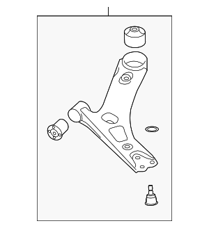 Front Lower Control Arm Kit (Left & Right) For 2015-2021 Kia Sedona 3.3L – Replaces 54501-A9100