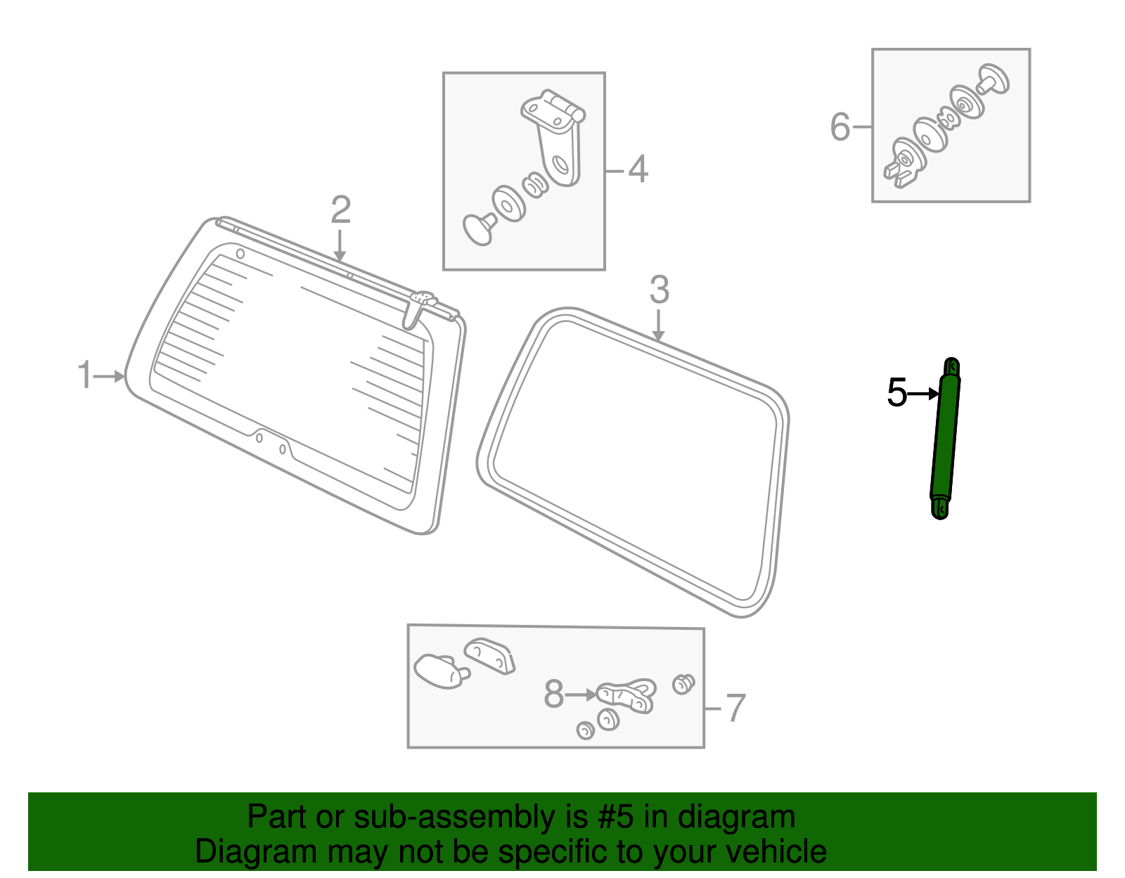 Lift Cylinder - Ford (F75Z-7842104-AB)