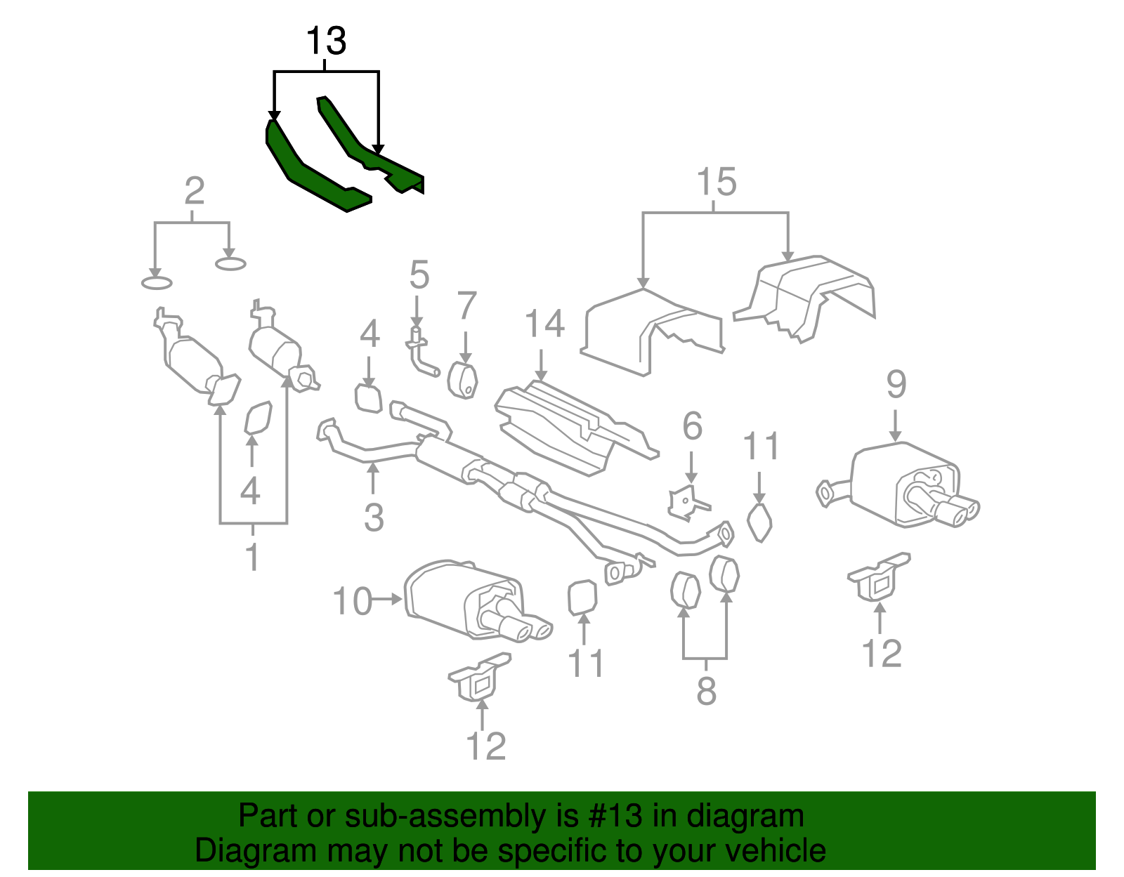 Shield, Exhaust Front Ht(AT F/Floor Panel) - GM (92202546)