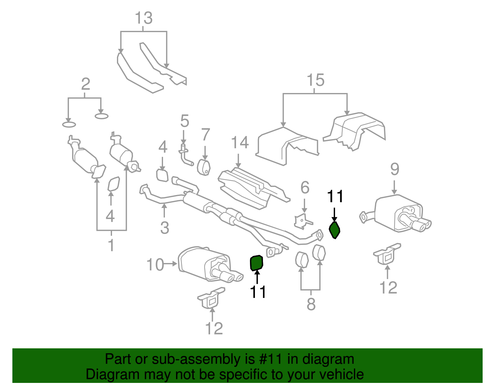Exhaust Pipe Gasket - GM (92280995)