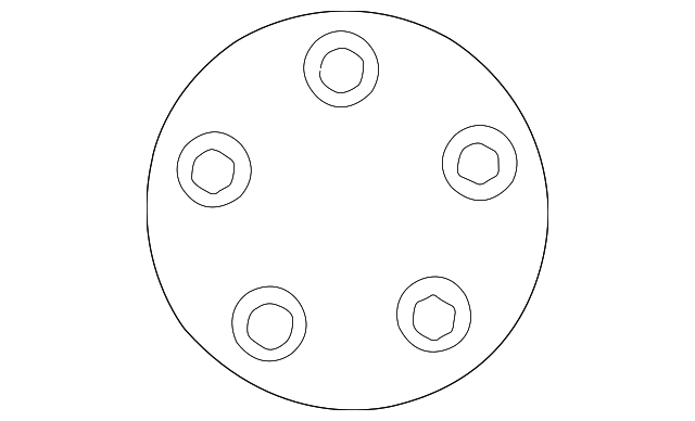 Center Cap - Ford (YF4Z-1130-BA)
