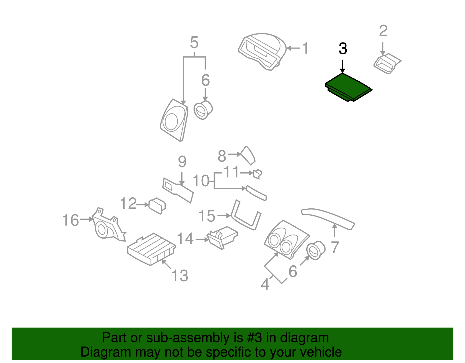 Instrument Panel Outer Trim Cover - GM (96475831)