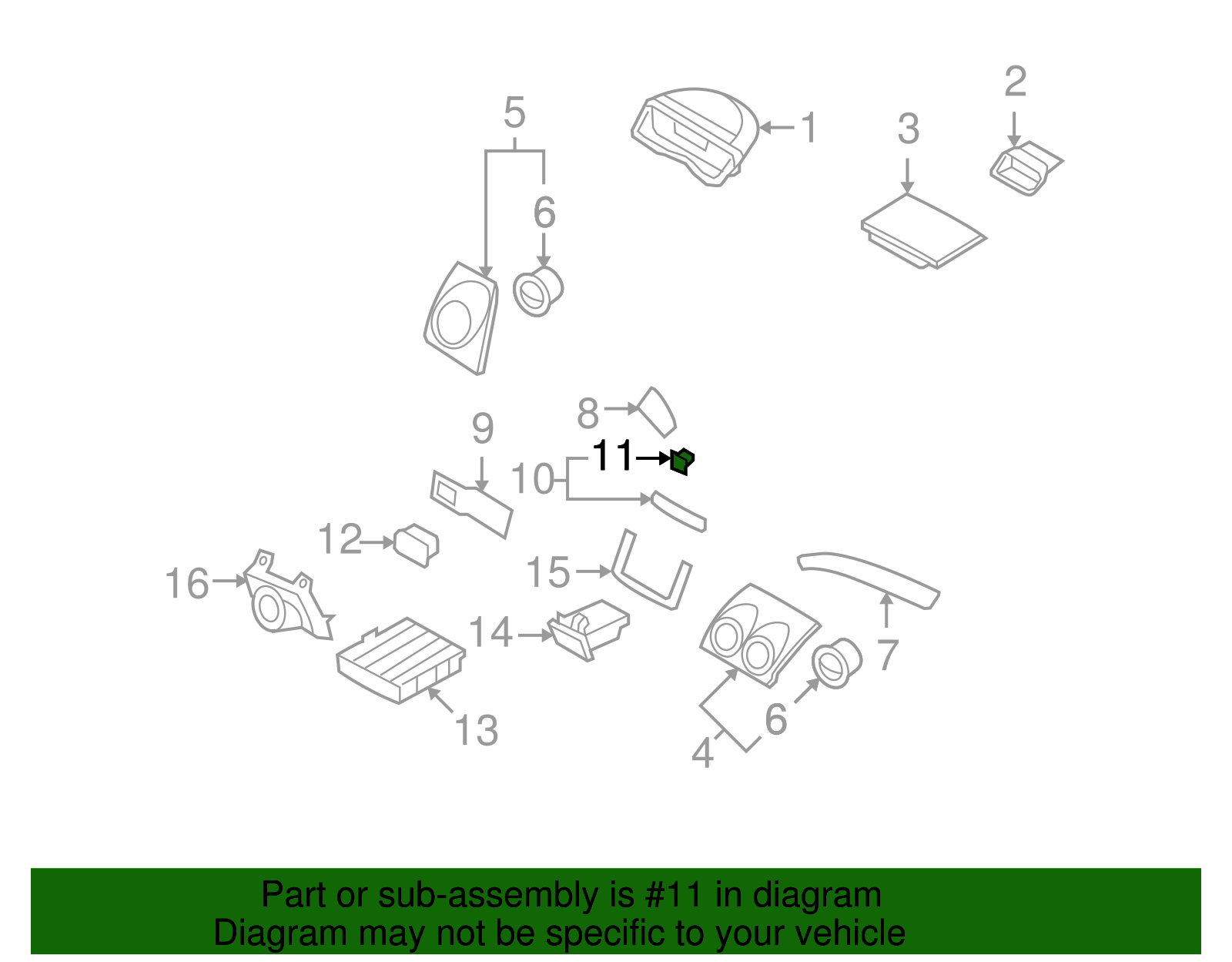 Multi-Purpose Clip - GM (94530633)