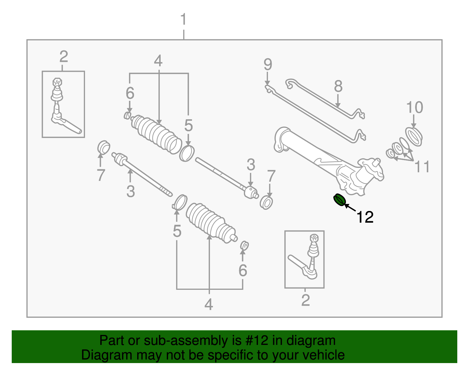 Steering Gear Housing Cover - GM (7844439)