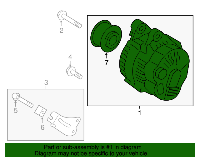 373002E400 Alternator 20142015 Hyundai Tucson OEM Parts Quick