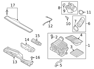 2013-2023 Volkswagen Air Cleaner Assembly Bolt WHT-002-087 | VW Direct ...