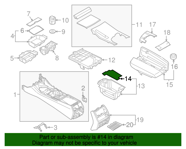 51169383649 - 2017-2020 BMW Mat (51-16-9-383-649) | BMW of South ...