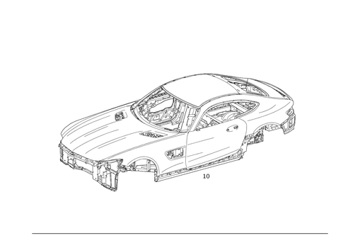 Body Shell for 2019 Mercedes-Benz AMG® GT R | Mercedes-Benz USA Parts