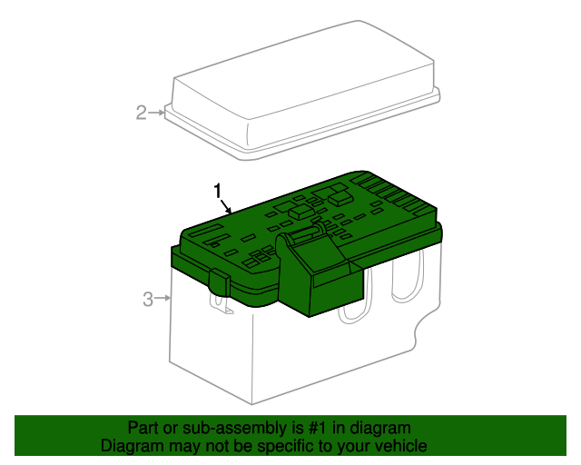22671889 GM Fuse Box GM Parts Store
