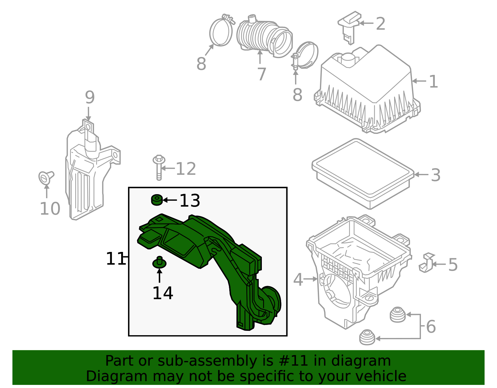 Air Inlet Duct - Scion (17751-WB001)