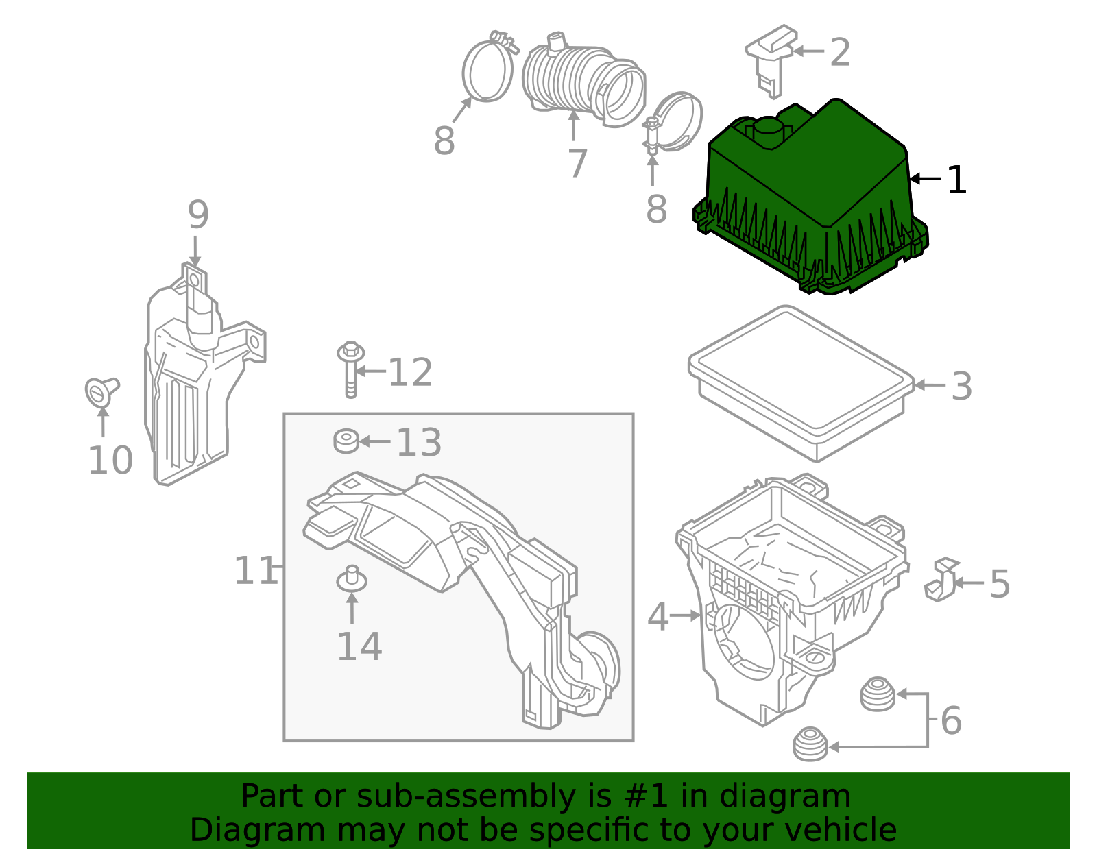 Air Cleaner or Air Filter Cover - Scion (17735-WB001)