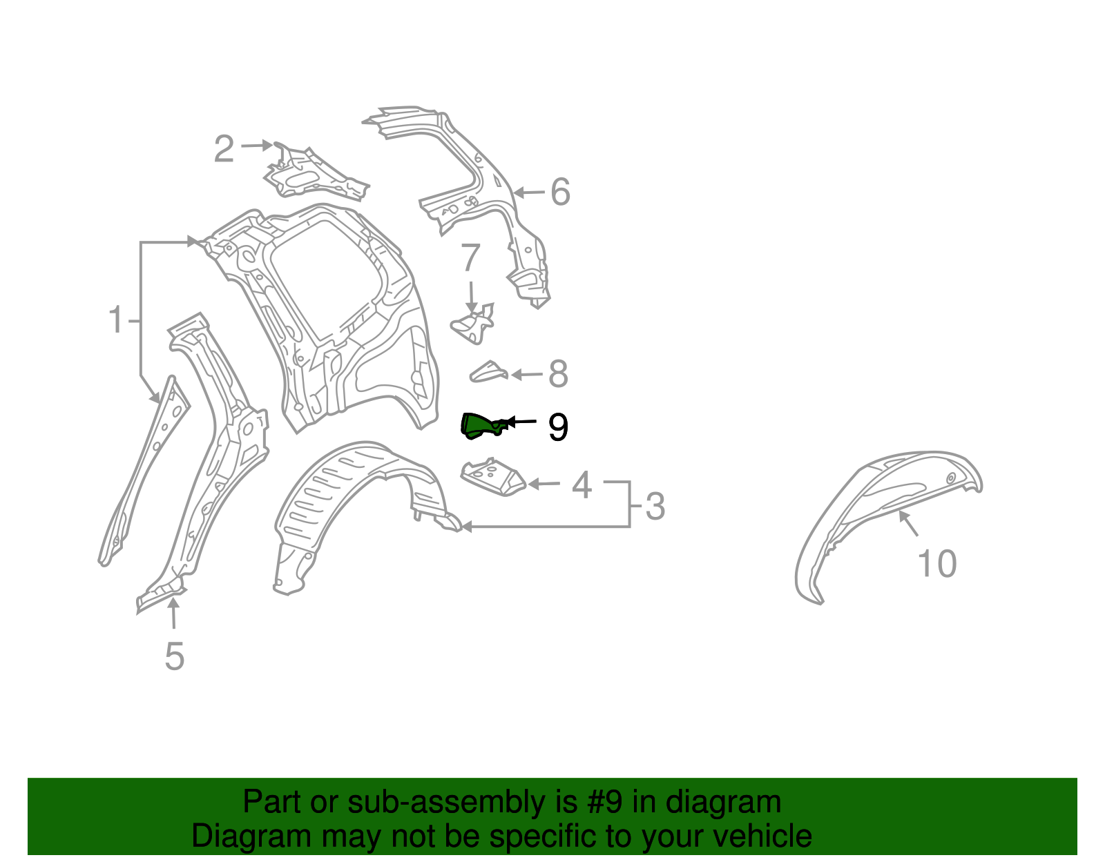 Filler Plate - Volkswagen (7L6-809-554-B)