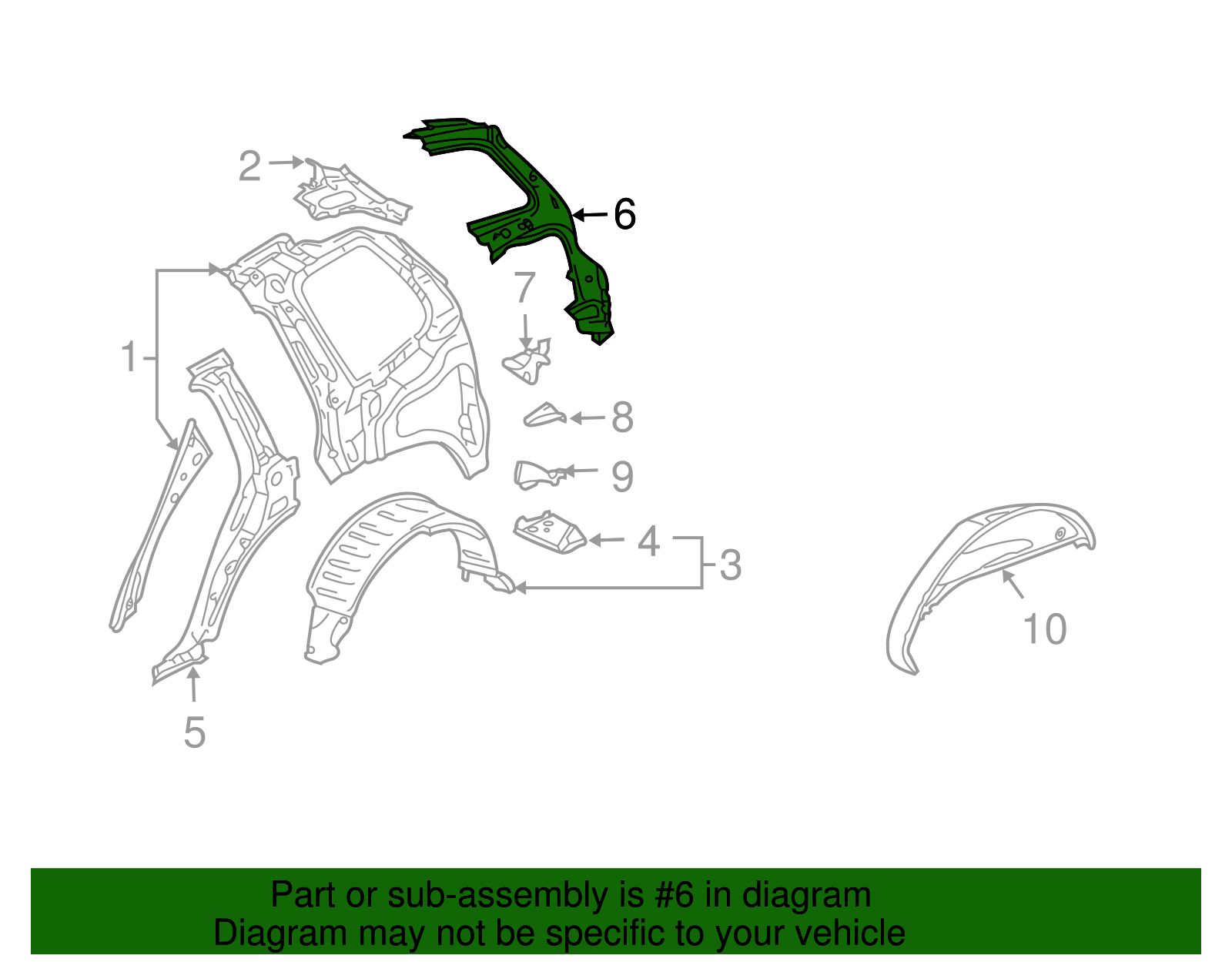 Corner Reinforced - Volkswagen (7L6-809-300-K)