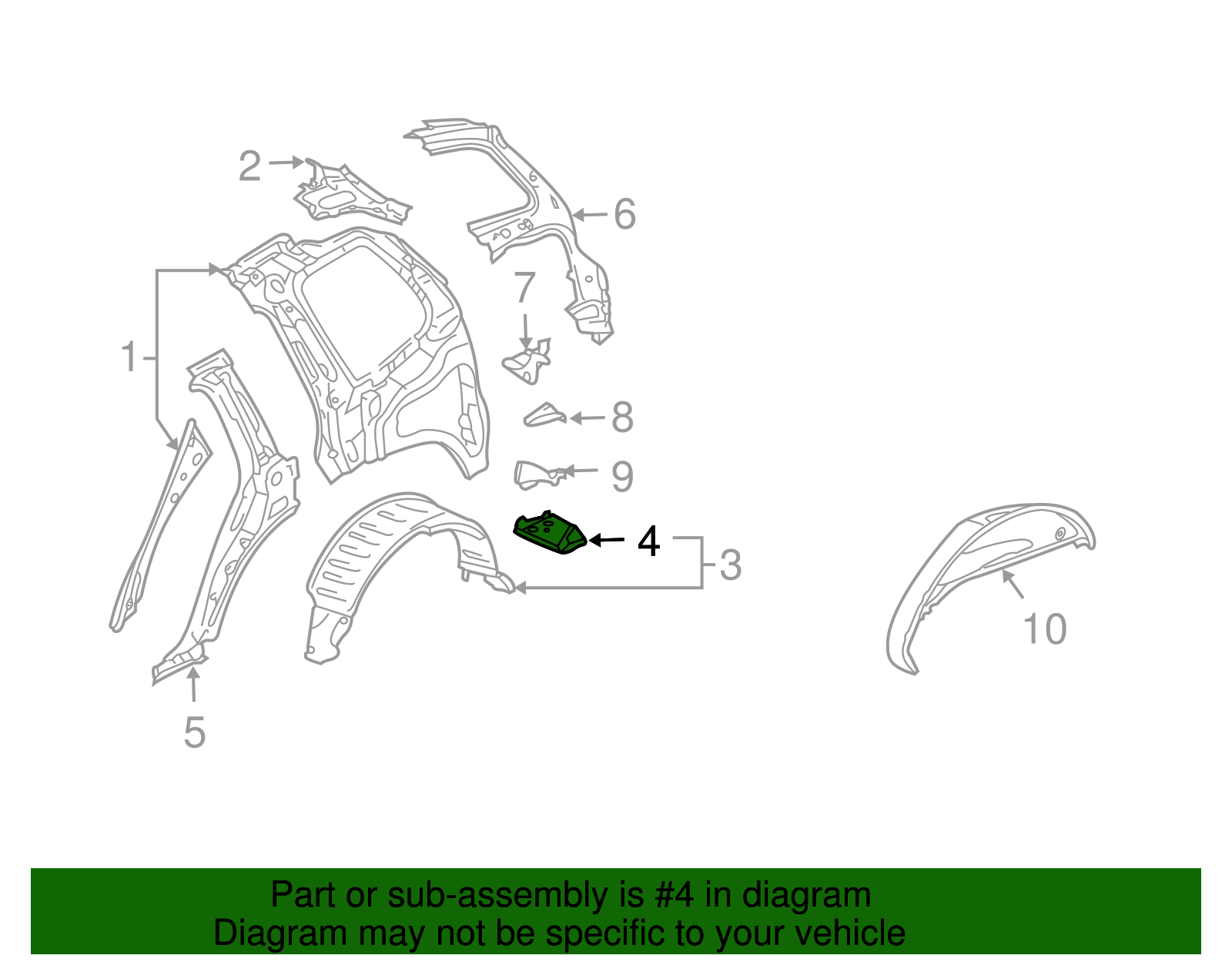 End Plate - Volkswagen (7L6-810-307)