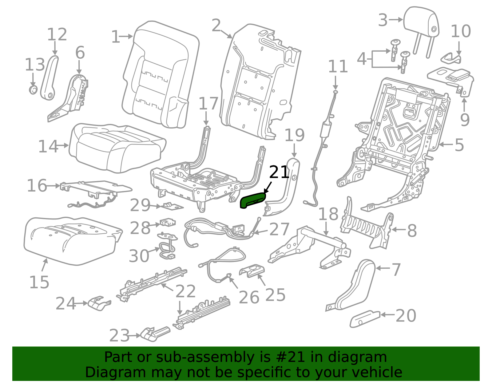 Adjust Handle - GM (84322806)